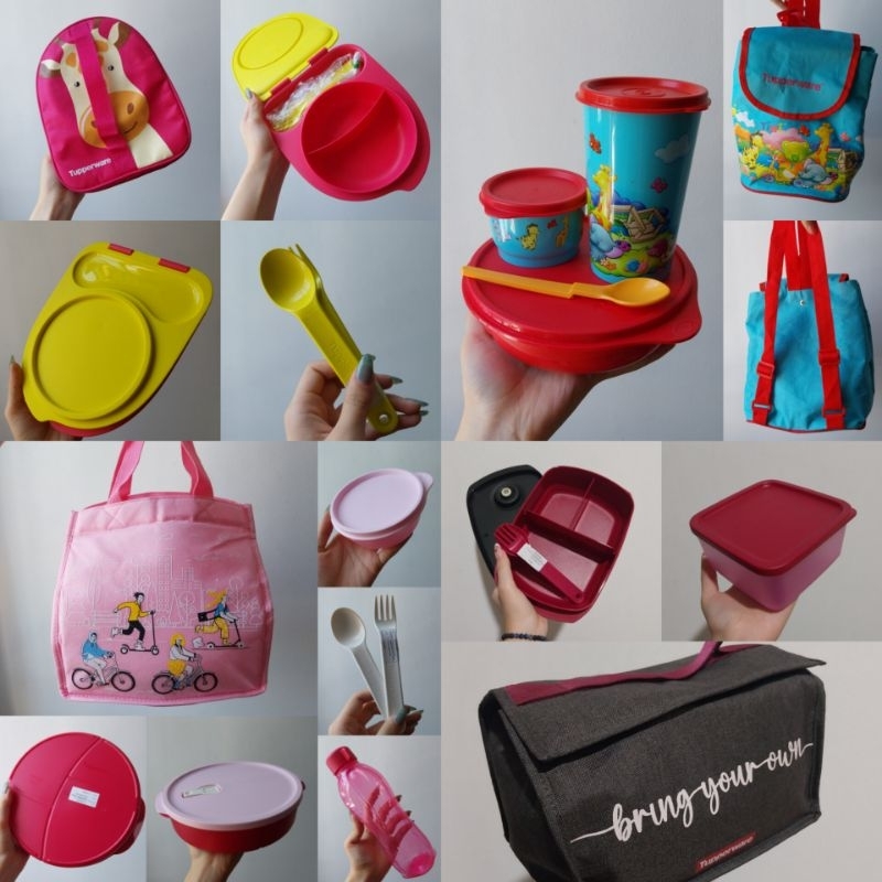 NEW Tupperware Set Bekal Tas