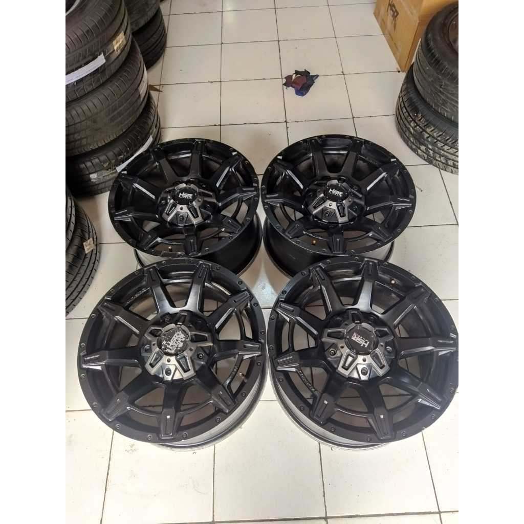 velg mobil bekas HSR BIRA ring 18 pcd 6x139 buat pajero fortuner everes terano