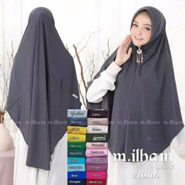Hijab instan AISYAH L JERSEY ORIGINAL by M ILHAM