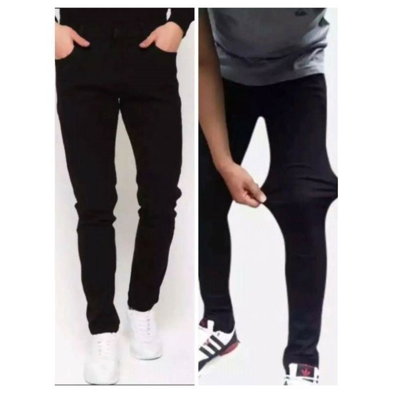 Celana Panjang Jeans Hitam Pria / Celana Panjang Jeans Pria / Celana Pensil Hitam