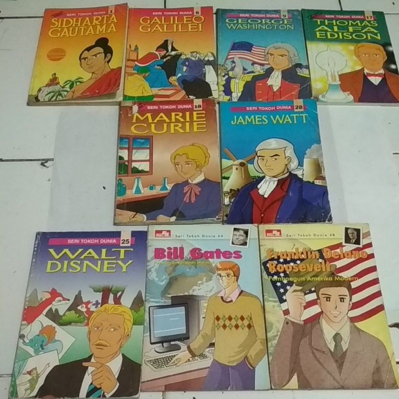 KOMIK SERI TOKOH DUNIA SIDHARTA GAUTAMA / THOMAS ALFA EDISON / Neil Armstrong / Seri tokoh ternama R