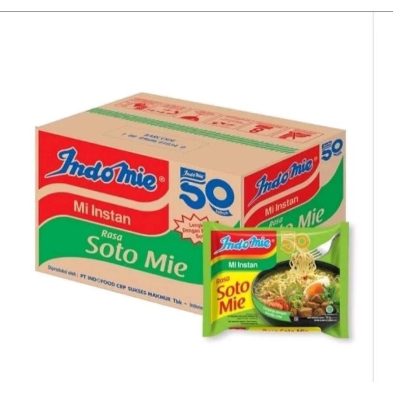 

Indomie rasa soto isi 5 pcs