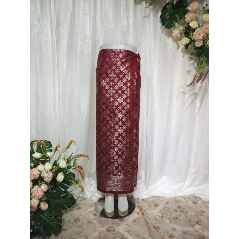ROK SONGKET LILIT PALEMBANG  PREMIUM || ROK SONGKET PALEMBANG || MOTIF BATIK ROK LILIT SONGKET PALEM