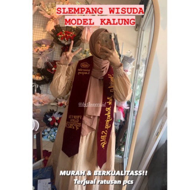 SLEMPANG LEHER WISUDA PREMIUM