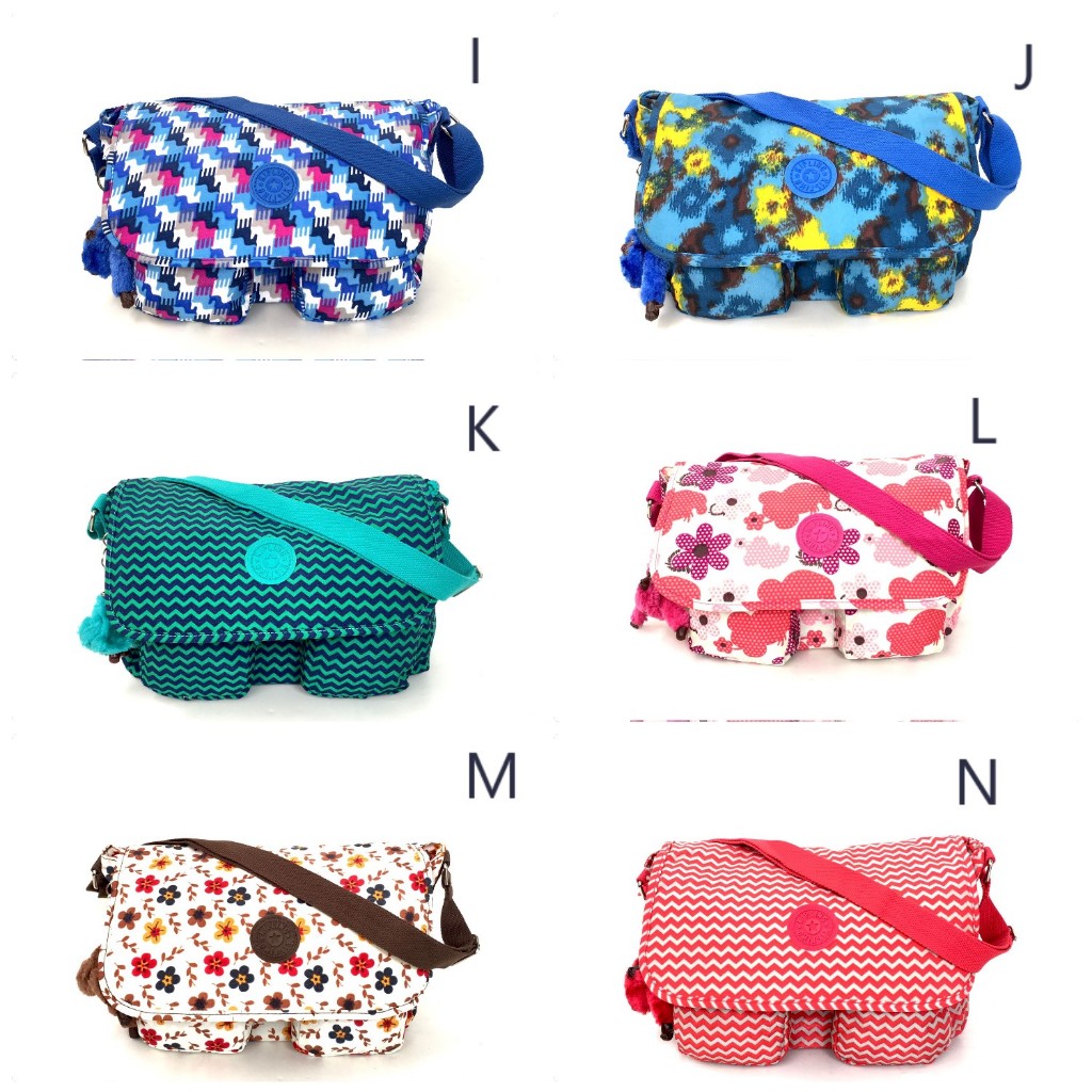 Tas Selempang Wanita Import KP Rita 2063 Tas Sling Medium Tali panjang Banyak Kantong Depan Tas Sele