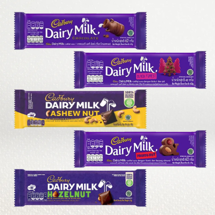 

Cadbury Dairy Milk All Variant 62 gram