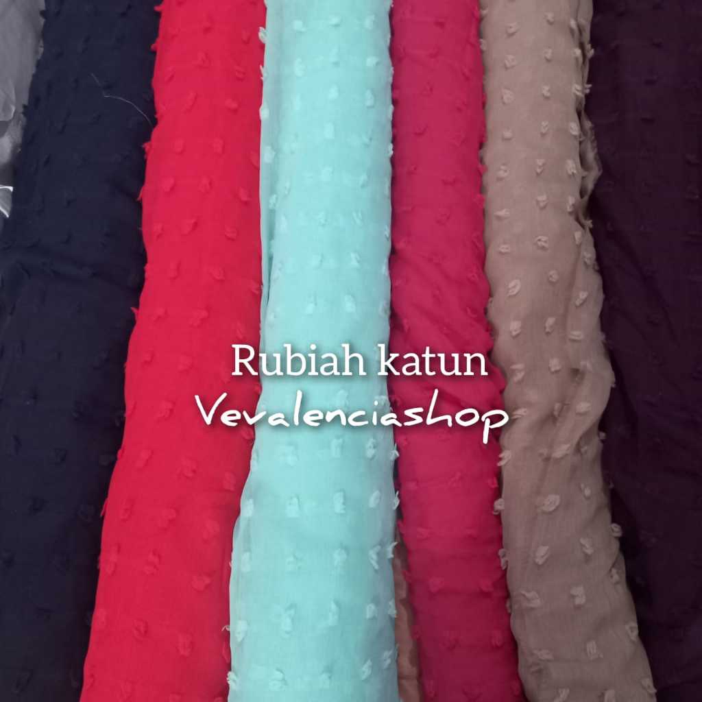 Kain rubiah rami/rubiah meteran murah