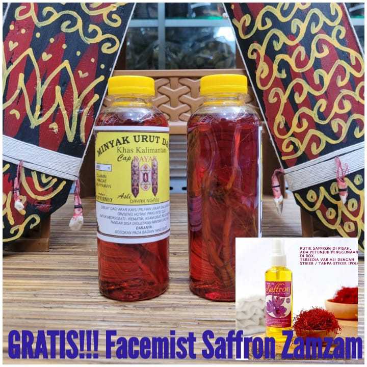 Minyak Urut Dayak Kalimantan Botol Besar,Obat Asam Urat,Minyak Urut
