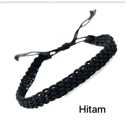 TRENDYTIES FASHION GELANG TANGAN TALI PARACORD MOTIF ANYAM WARNA | GELANG PRIA WANITA ANAK | GELANG 