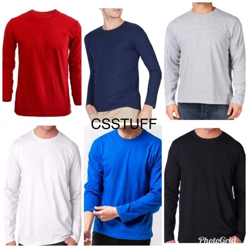 Baju kaos oblong panjang polos / baju kaos panjang / baju oblong panjang / kaos panjang / kaos polos