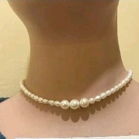 kalung coker mutiara tawar