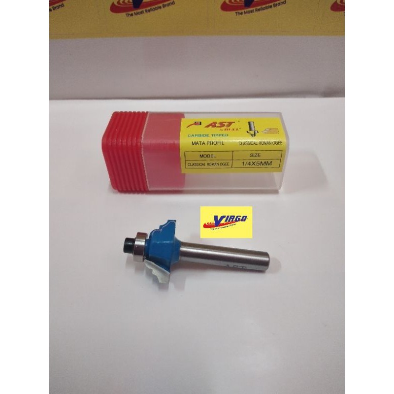 AST CLASSICAL ROMAN OGEE MATA PROFIL MATA PROFILE ROUTER KAYU AS 1/4