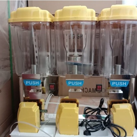 WIRASTAR JCD-345 Juice Dispenser Jus Juice Dispenser 3 Tiga Tabung