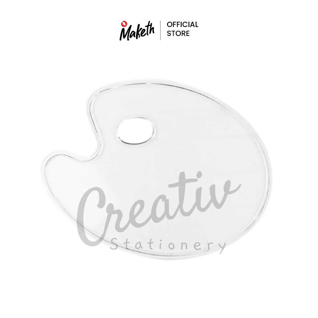 

RK Palet Lukis Transparan Bening Transparent Palette Acrylic Plastic 20 X 30 Cm 22 X 28 Cm MAKETH