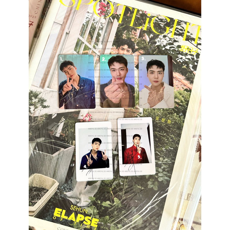 magazine / majalah spotlight SEHUN