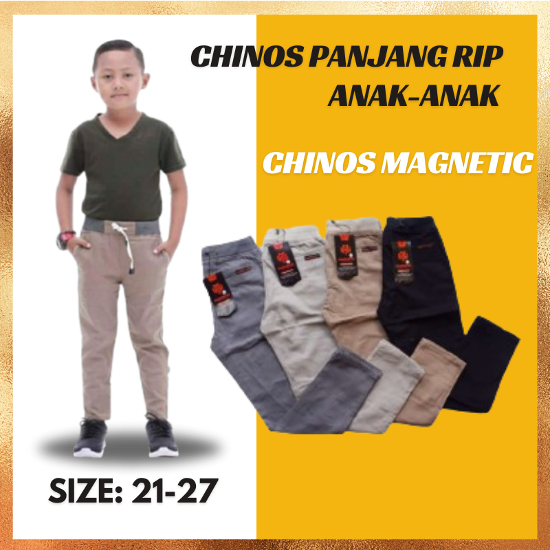 Chinos Panjang Rip Anak Remaja Laki Laki Celana Chino Pinggang