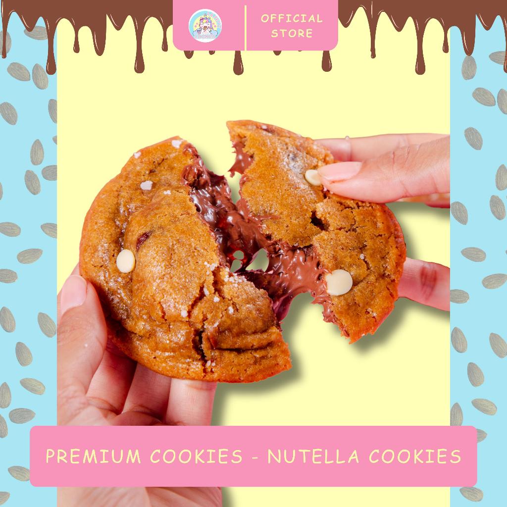 

Soft Baked Cookies Lumer Nutella Coklat / Marshmallow Lembut Murah Viral