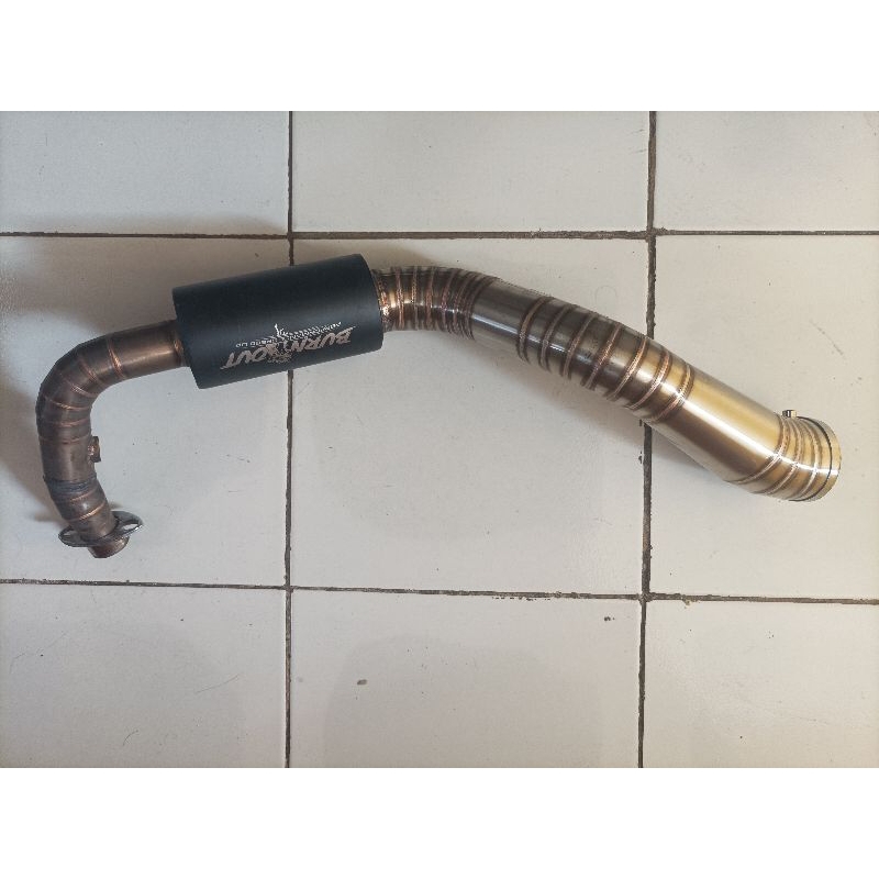knalpot kawasaki z125 merk burnout