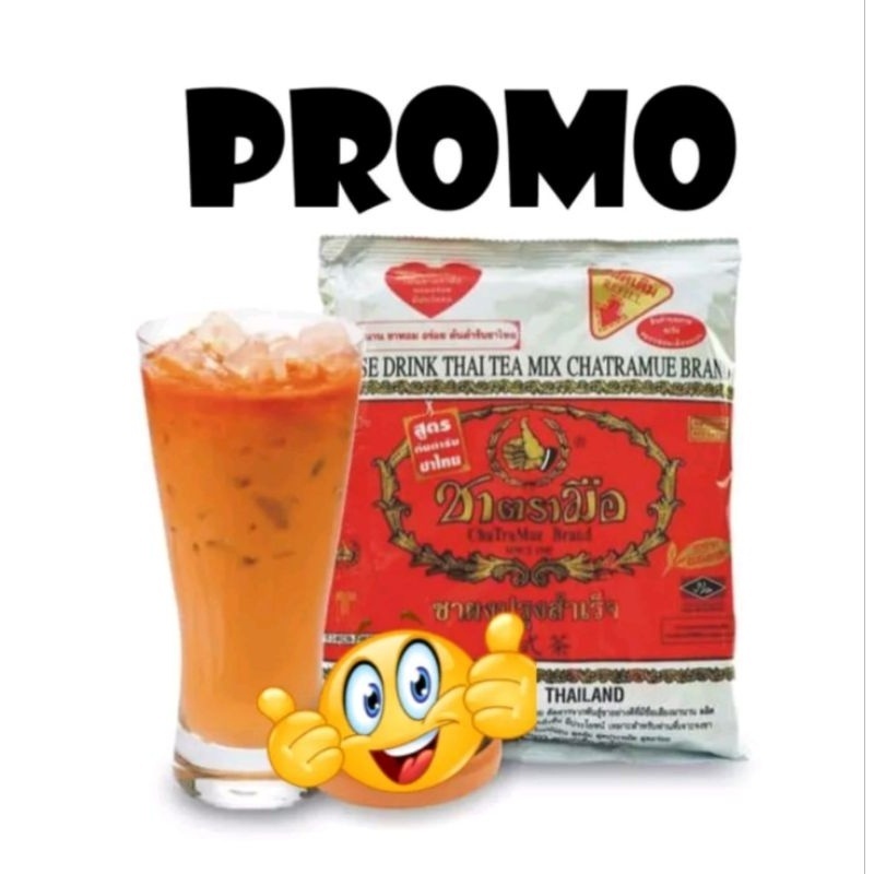 

THAI TEA CHATRAMUE ORIGINAL 400GR - TEH THAILAND - CHATRAMUE - THAI TEA ORIGINAL 400GR - GREEN TEA 200GR