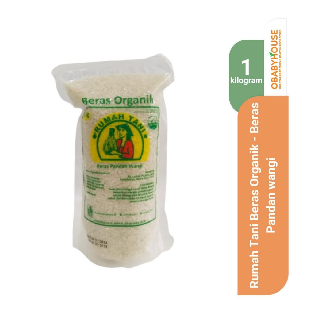 

Rumah Tani Beras Organik - Beras Pandan Wangi 1 Kg