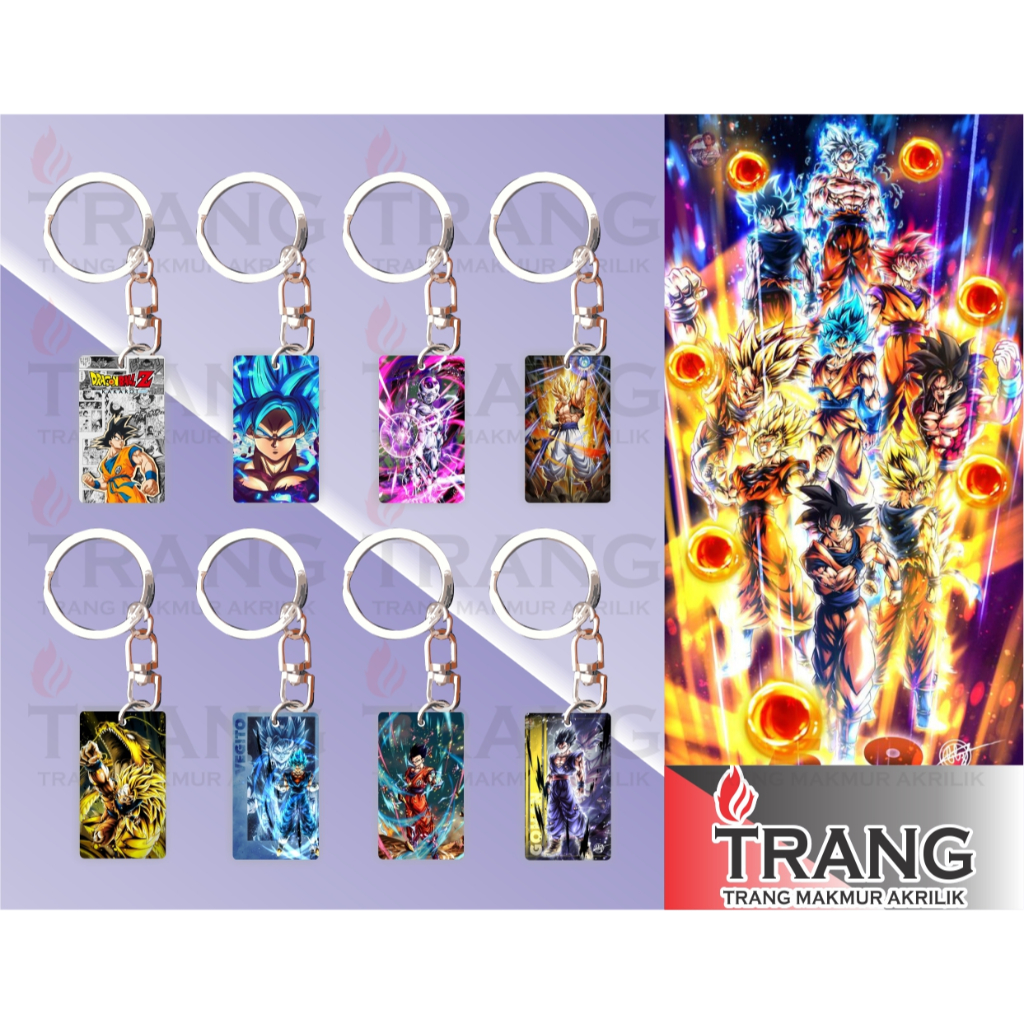 Gantungan Kunci Akrilik Dragon Ball / Keychain Acrylic Dragon Ball