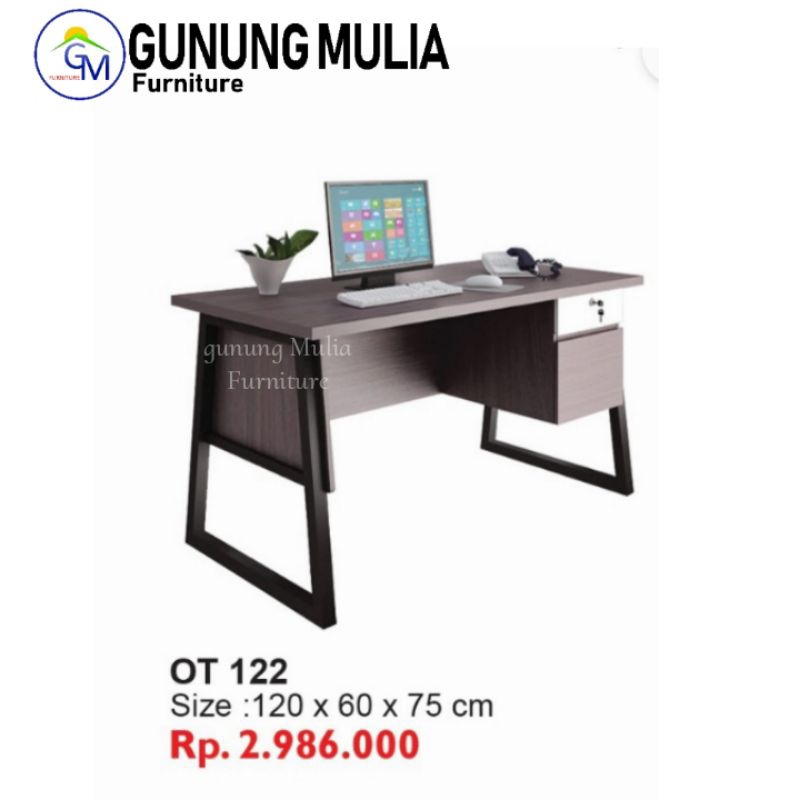 Meja Kantor / Meja Belajar / Meja labtop Siantano OT - OT 121