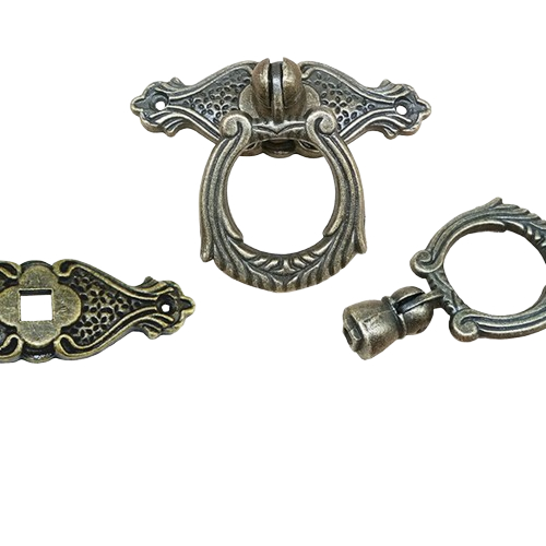 Knob Handel Handle Hendel Gagang Tarikan Pintu Laci Lemari Klasik Antik Portabel
