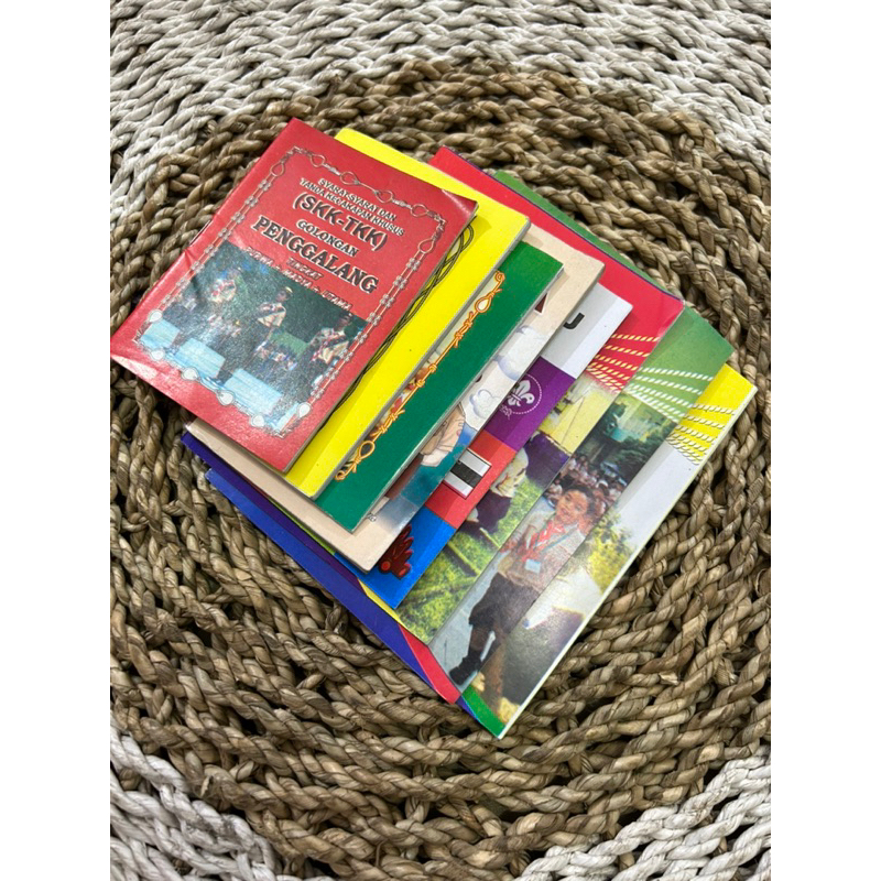 

Macam-macam buku pramuka Sku,Buku saku,Skk-Tkk ( Penggalang,penegak,siaga )