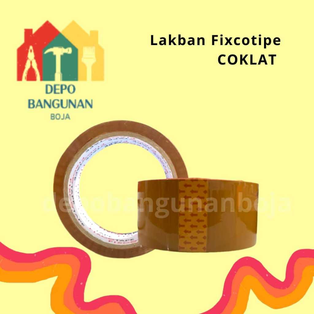 

(FC) Lakban Coklat 90 Yard / Isolasi Coklat 90 Yard