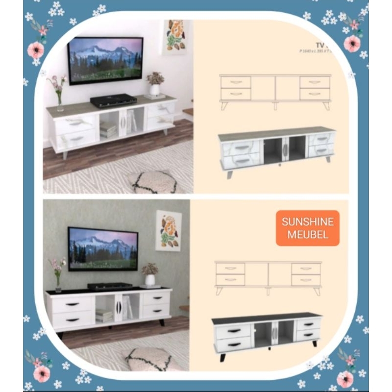 MEJA TV MINIMALIS MODERN