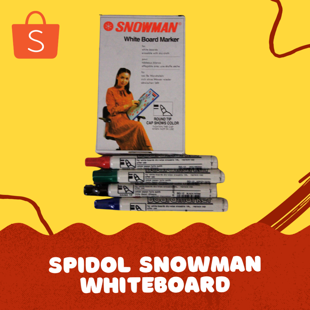 

Spidol Papan Tulis Snowman Non-Permanen & Permanen