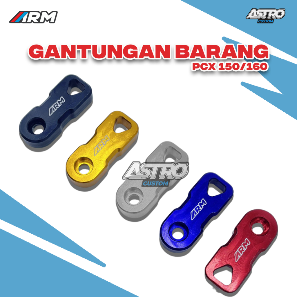 Gantungan Barang Cantolan Motor PCX 150/160 ARM Hook FULL CNC ARM Arumi