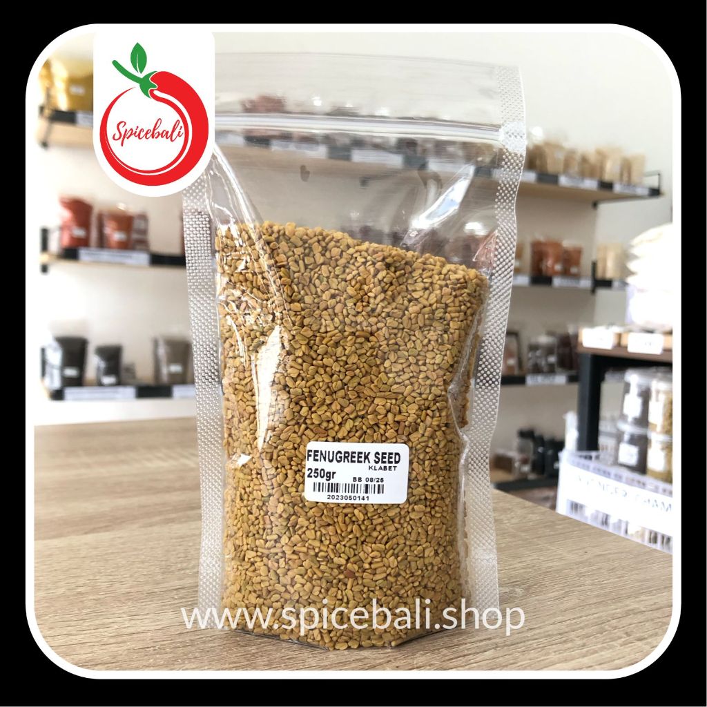 

Klabet 250 gr / Fenugreek Seed 250 gr / Meethi / Methi / Kelabat