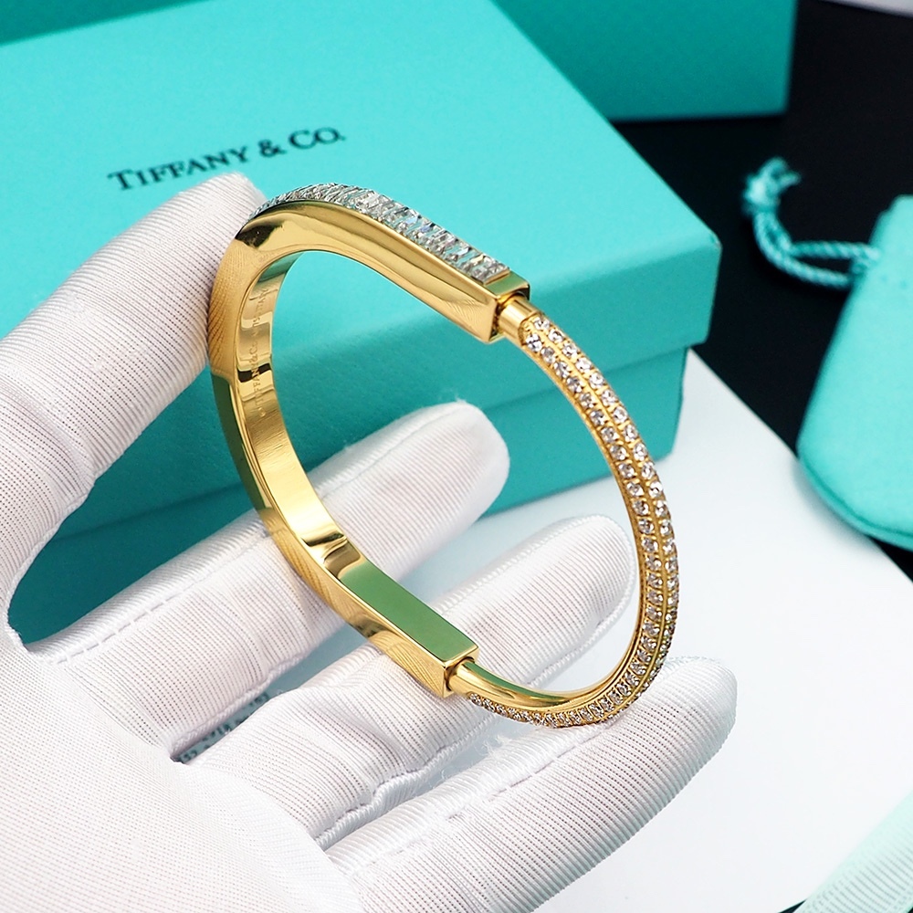 Gelang seri Tffn Lock EMAS 17k AU 750