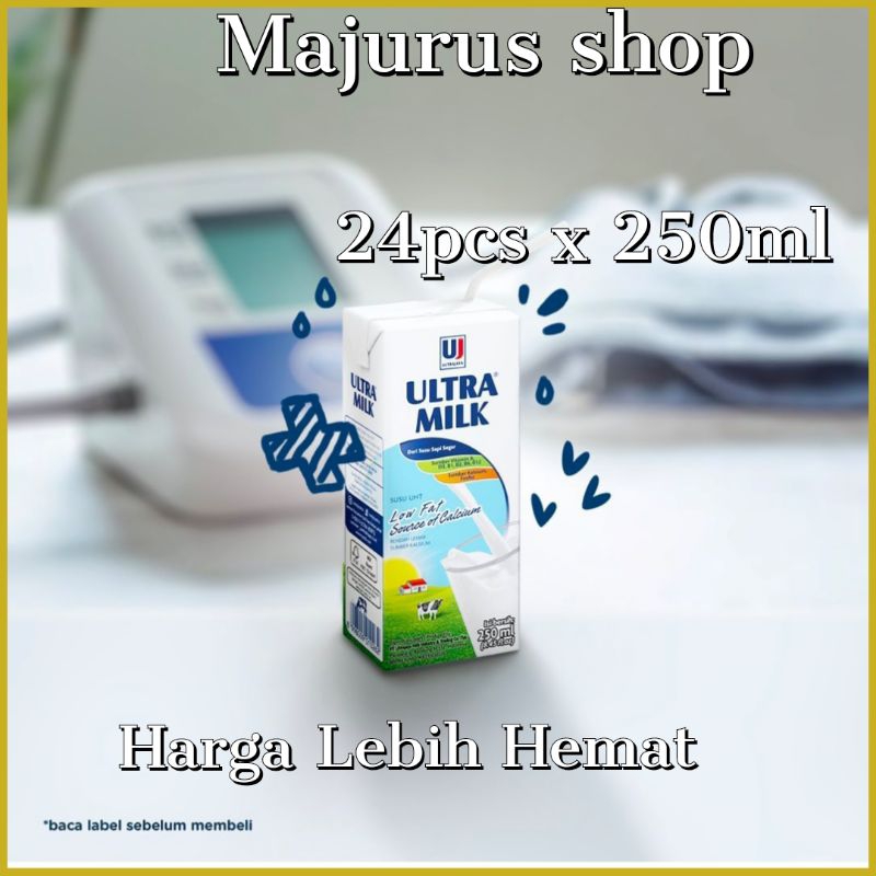 

CARGO-Susu UHT Ultra Milk Low fat High Calcium 250ml - [1 Dus/24 pcs]