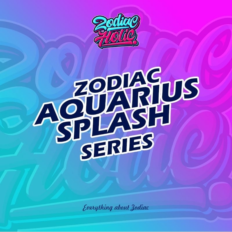 Kaos t-shirt Premium Zodiac Aquarius Splash series
