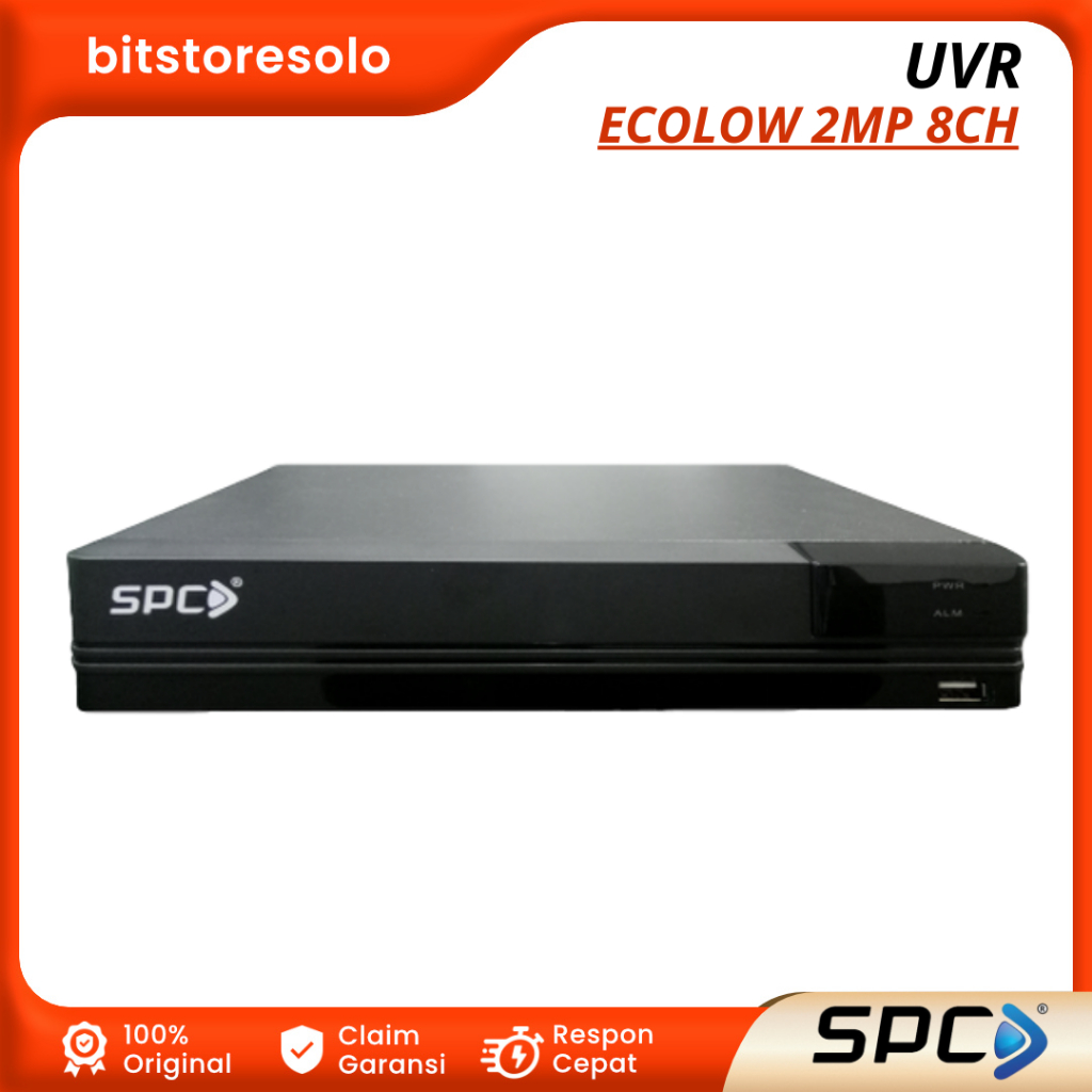 DVR UVR SPC ECOLOW 8CH 2MP SPC-UVR7TAA08EM-D78J