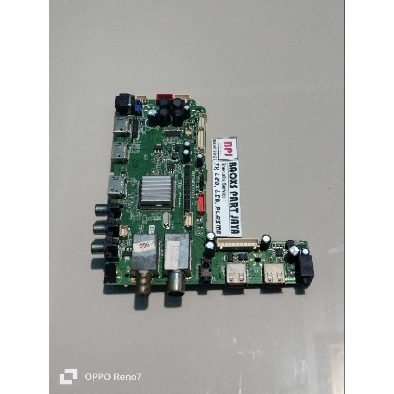 MB - MAINBOARD - MESIN TV LED POLYTRON PLD 43S863 - PLD43S863