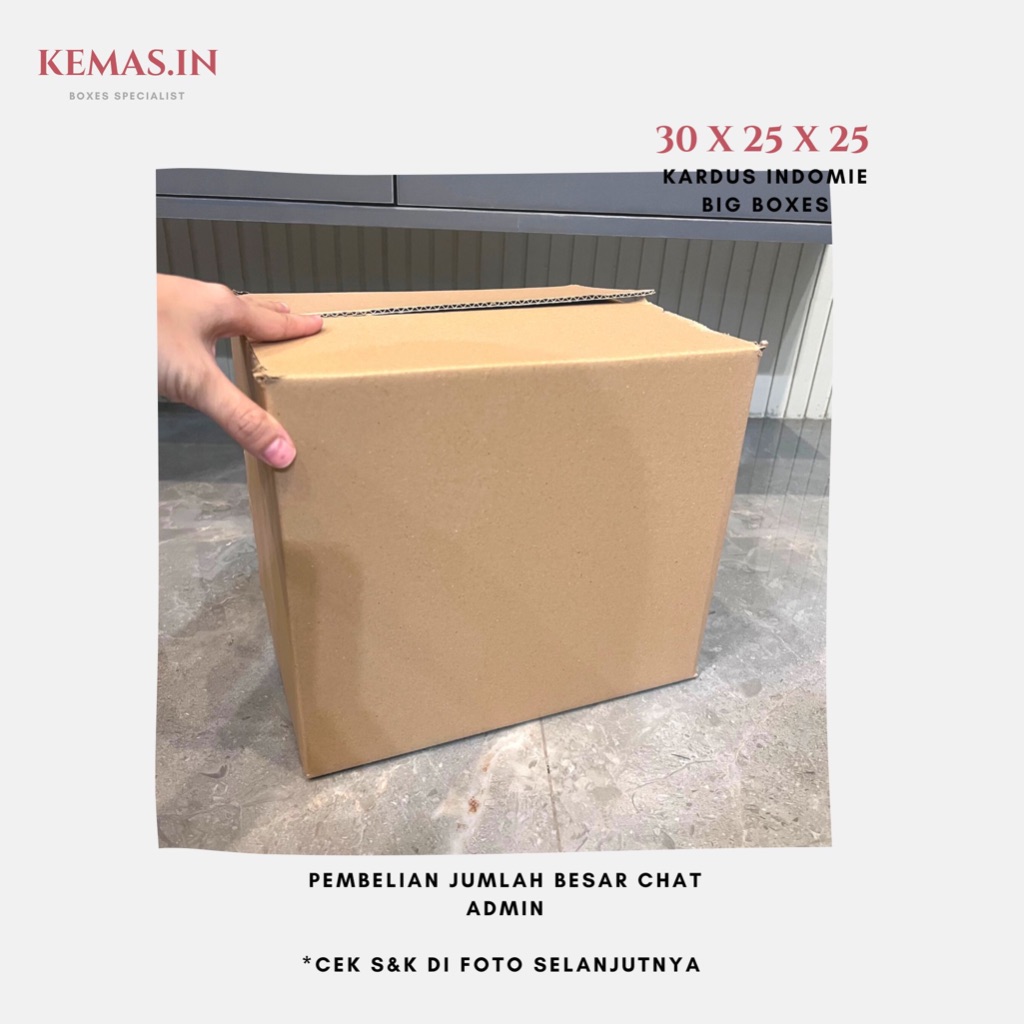 

Kardus Karton uk. 30x25x25 cm Kotak Box ST Kotak Box Lebaran untuk Packing Souvenir -dll