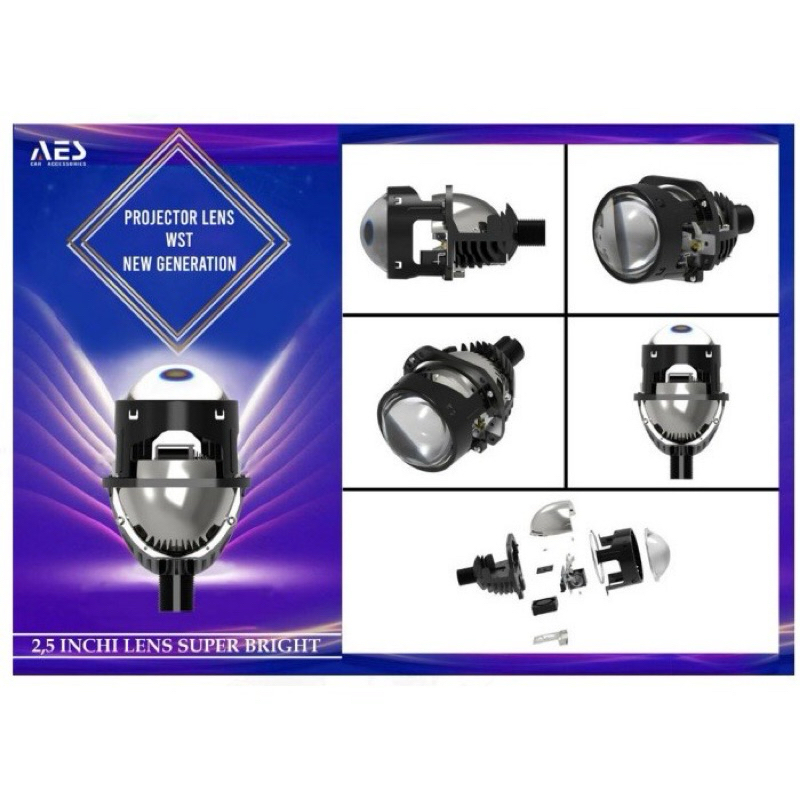 BILED AES WST GEN 2 BLUE LENS 2.5INC