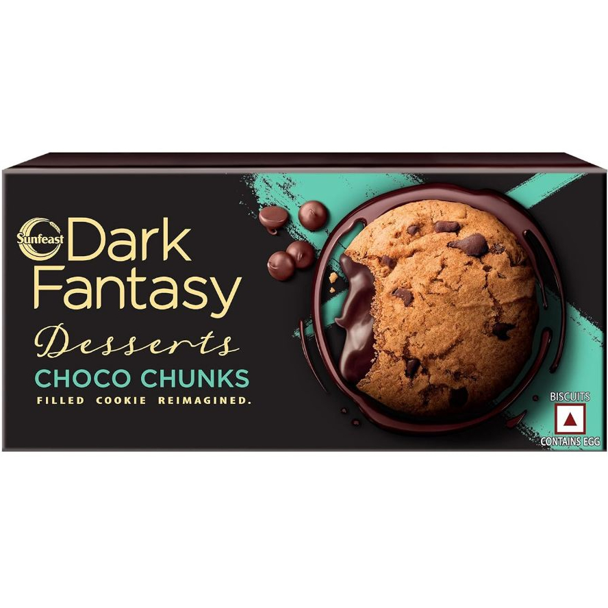 

CHOCO CHUNKS DESSERTS SUNFEAST DARK FANTASY 100G / Choco Chip Gourmet