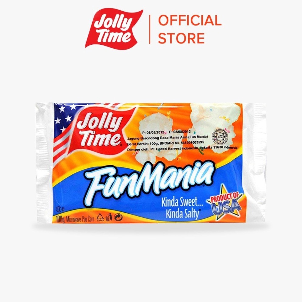 

KODE S65K Jolly Time Microwave Popcorn Fun Mania Product Of USA