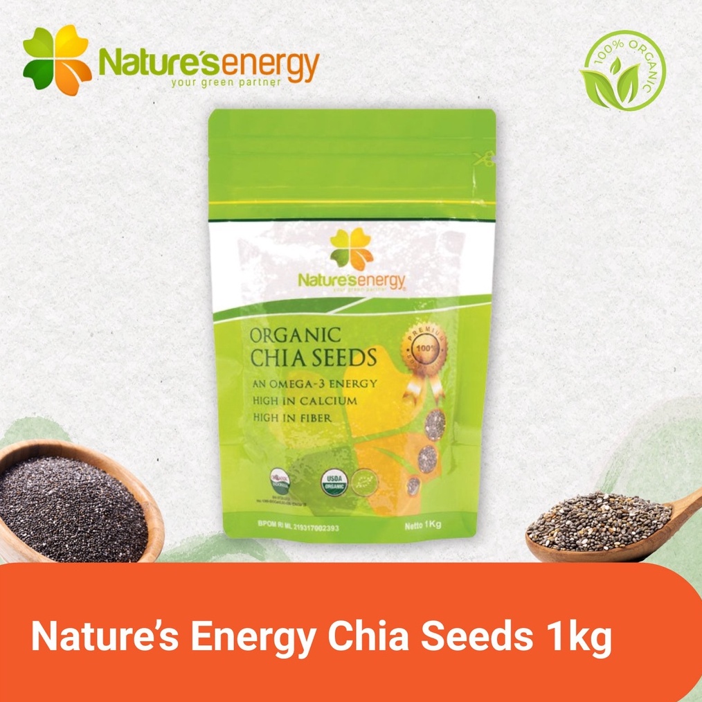 

KODE M85K Natures Energy Organic Chia Seeds 1 kg