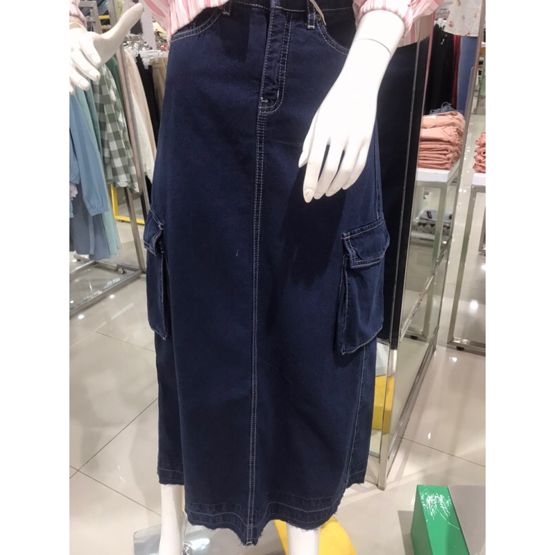 NEW Rok jeans denim wanita EXIT (S-XXL)