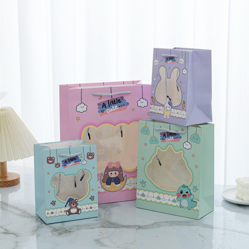 

Paper Bag A Little Cute | Goodie Bag | Tas Souvenir | Tas Ulang Tahun Transparan