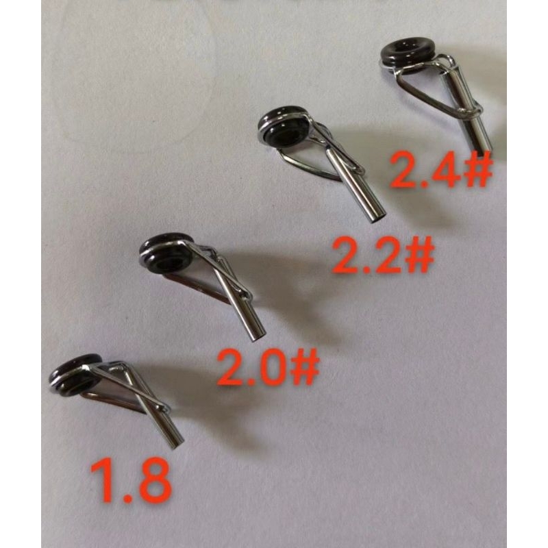 top guide ring ujung joran anti keriting double keramik