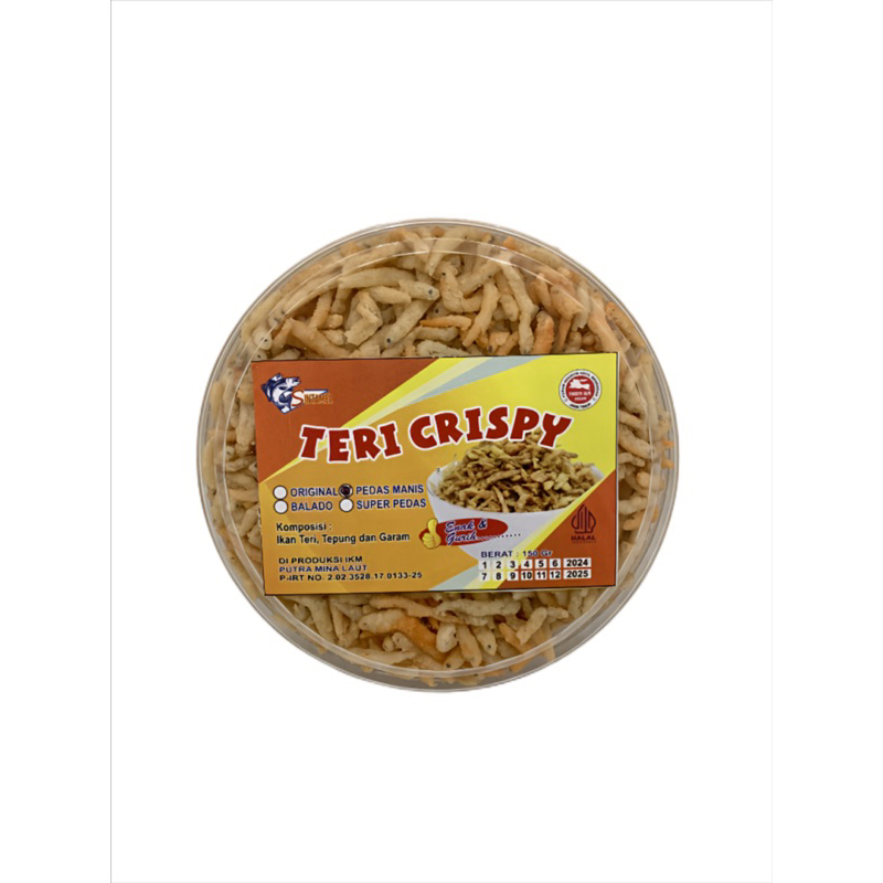 

Terri Crispy SintaMel 150 g Pedas Manis - cemilan khas madura - gurih - tanpa pengawet [COD]