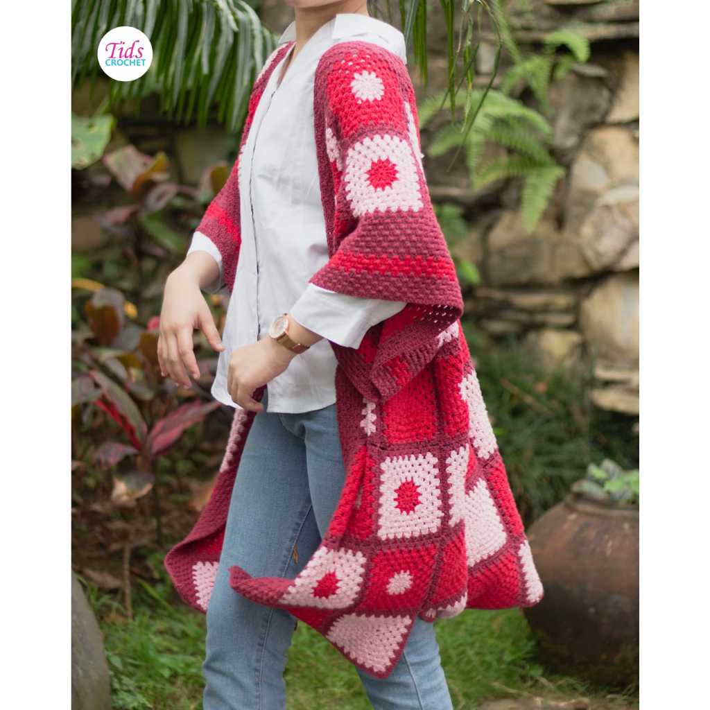 Granny Square Cardigan / Outer Rajut