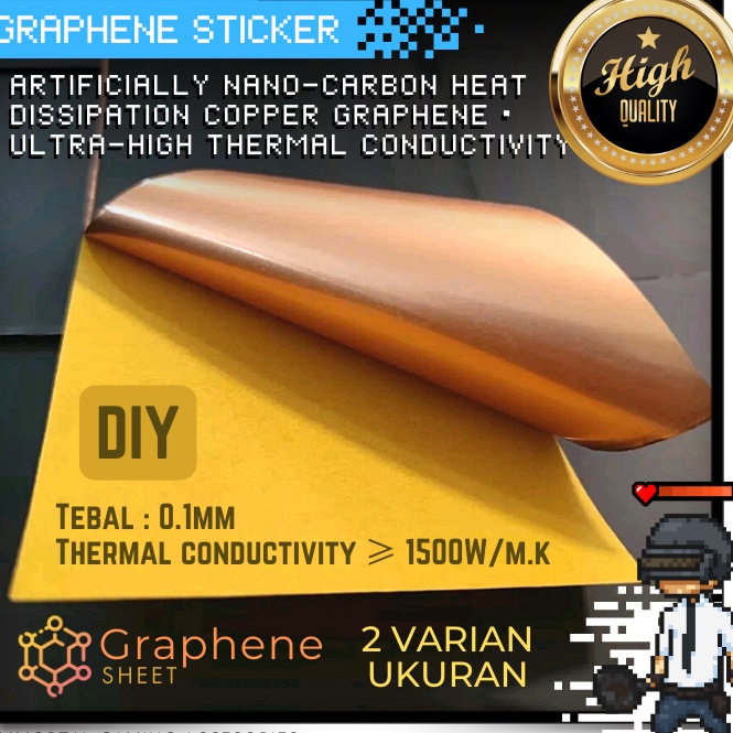 ART G82F IM Graphene Copper Sheet Thermal Sticker Graphite for Passive Heatsink Heat Dissipation Spr