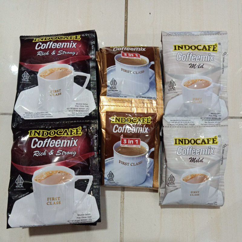 

KOPI INDOCAFE COFFEEMIX RENCENGAN ISI 10